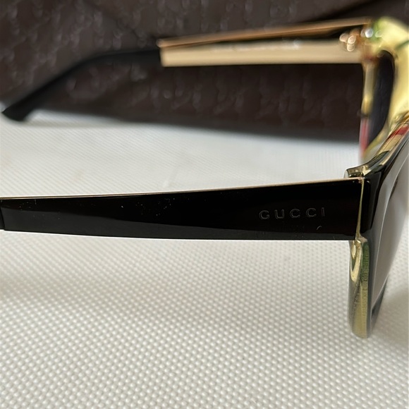 💥❗️GUCCI| GG 3739/S 2ENVK Black Floral Cat Eye Sunglasses❗️💥 - Picture 8 of 14